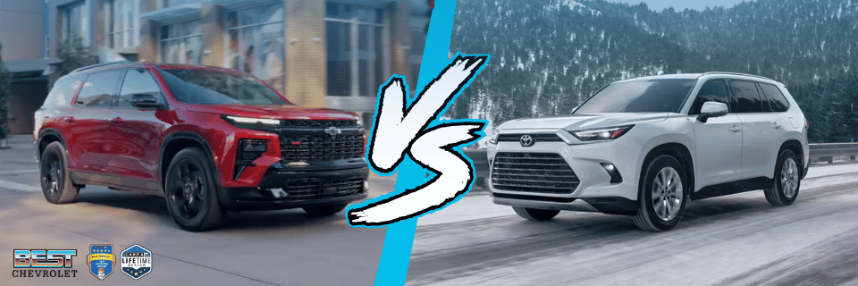 2024 Chevrolet Traverse vs. 2024 Toyota Grand Highlander
