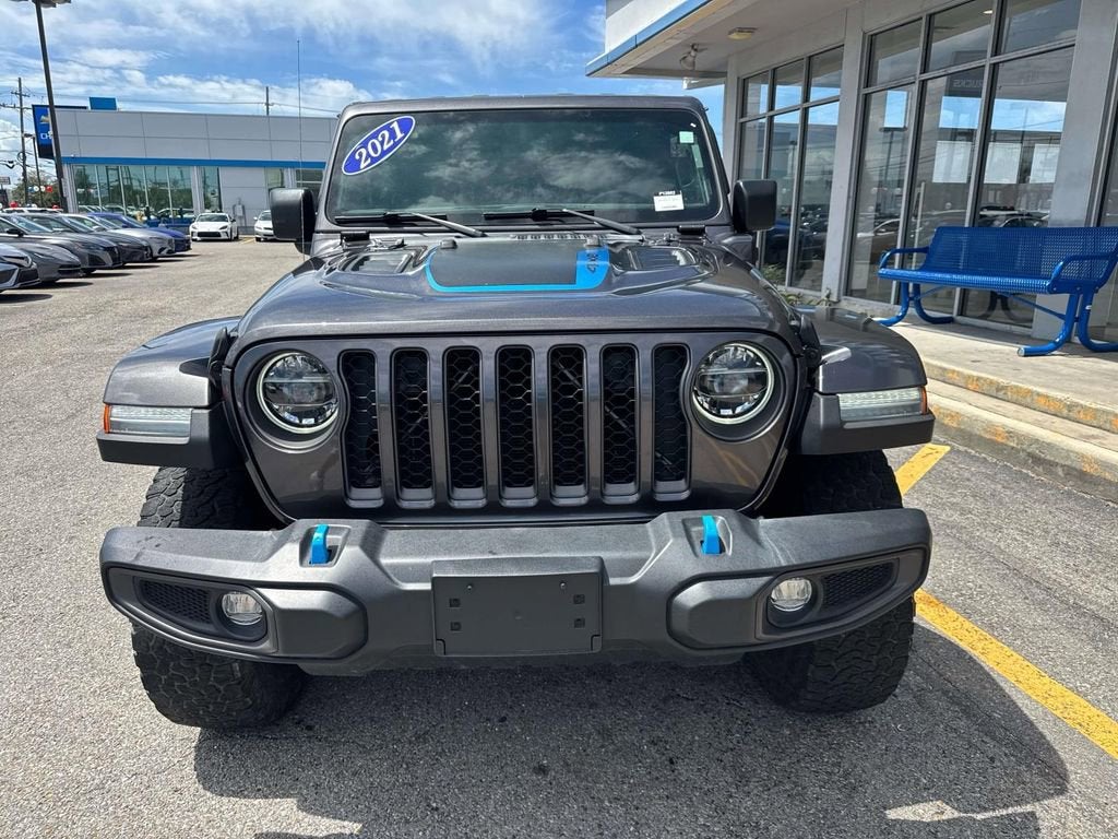 Used 2021 Jeep Wrangler Unlimited Rubicon 4XE with VIN 1C4JJXR67MW716107 for sale in Kenner, LA