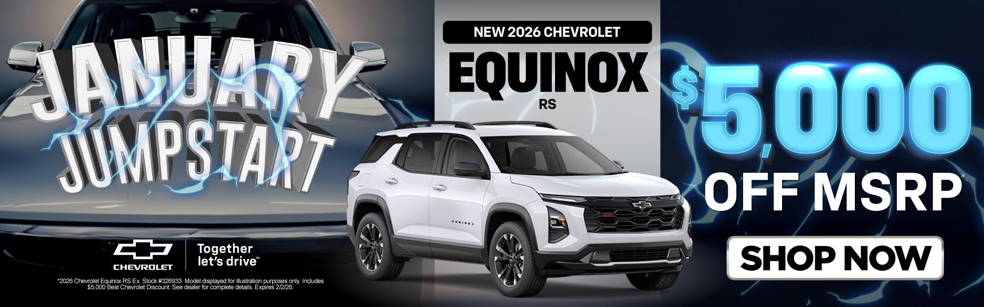 New 2026 Chevrolet Equinox RS - Shop now