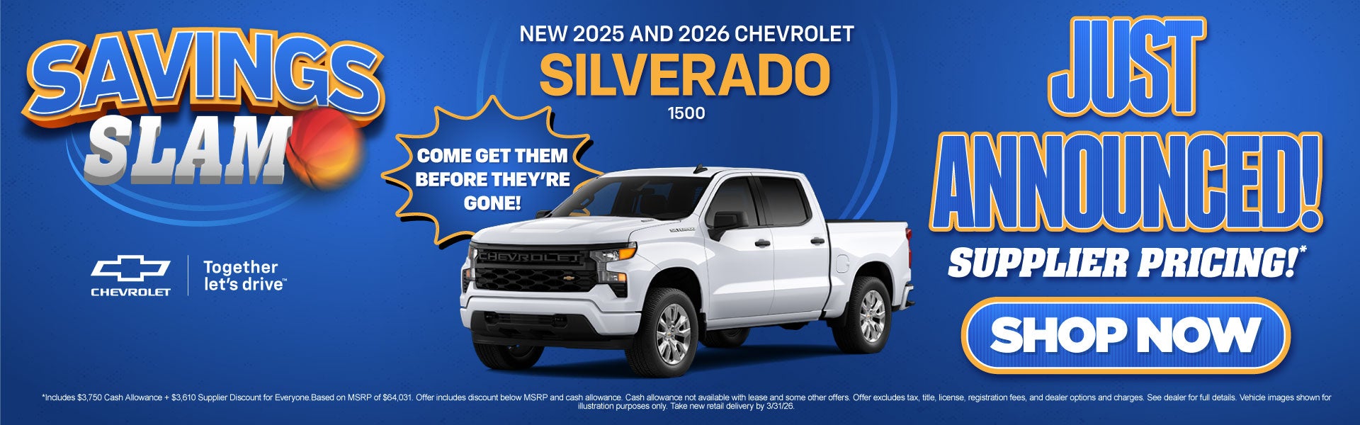 New 2025 and 2026 Chevrolet Silverado 1500	Just Announced! S
