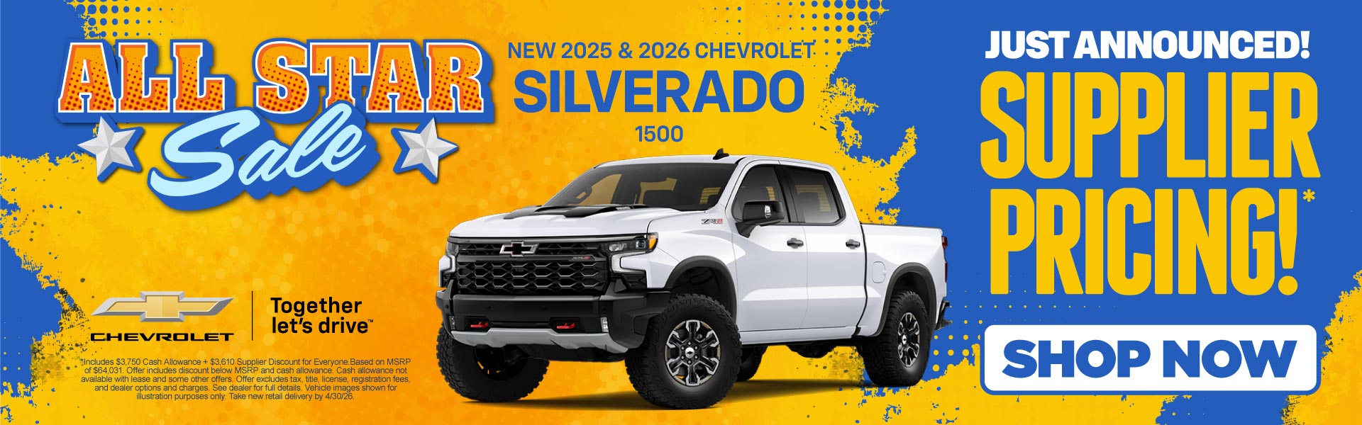 New 2025 and 2026 Chevrolet Silverado 1500	Just Announced! S